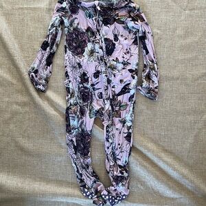 Bugs & Roses Bouquet of Roses Bamboo Footie Pajamas